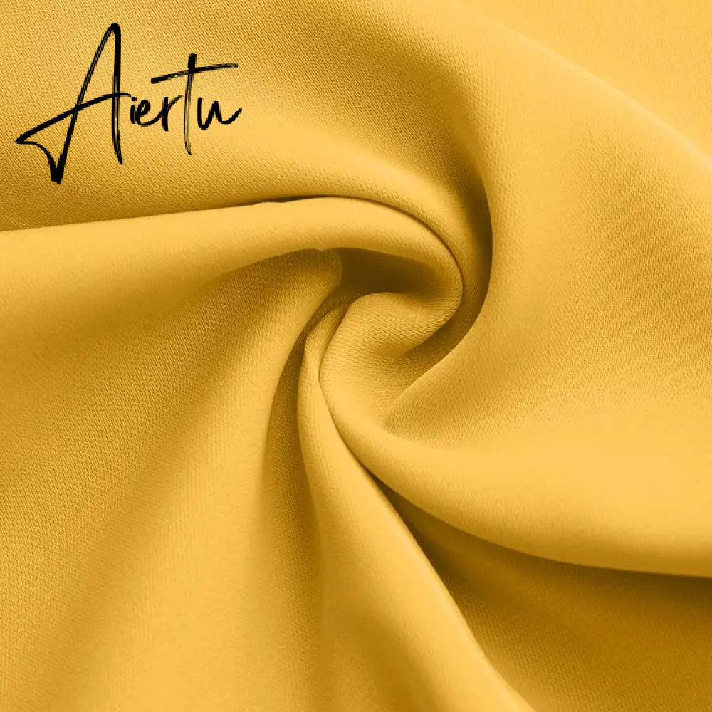 Aiertu Fashion Women's Business Suits Autumn OL Long Sleeve Blazer and High Waist Pants  Casual Solid Oversized Sreetwear Aiertu