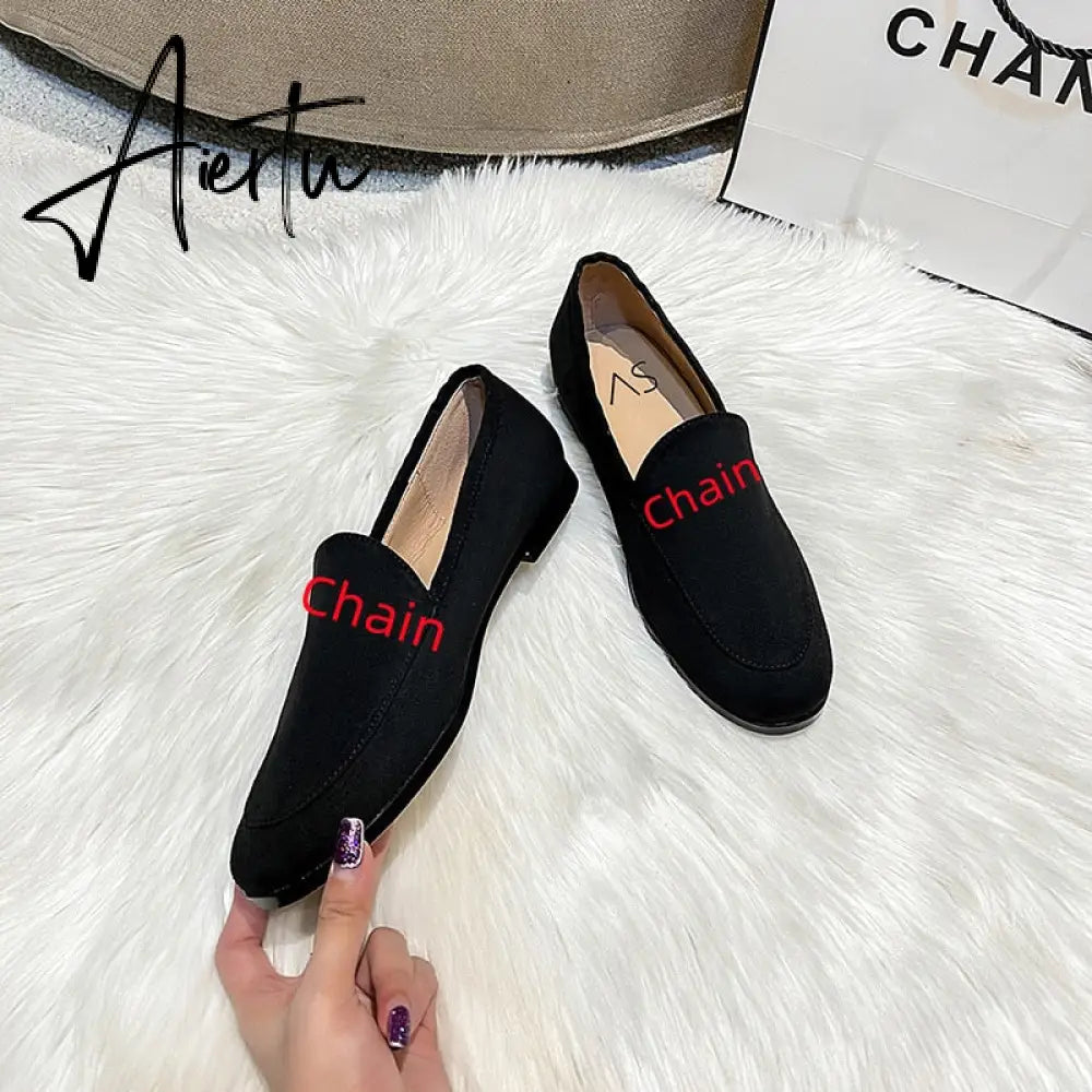 Aiertu  Half Slippers Women Summer Wear Muller Shoes New Flat Sandals Loafers Shoes Aiertu