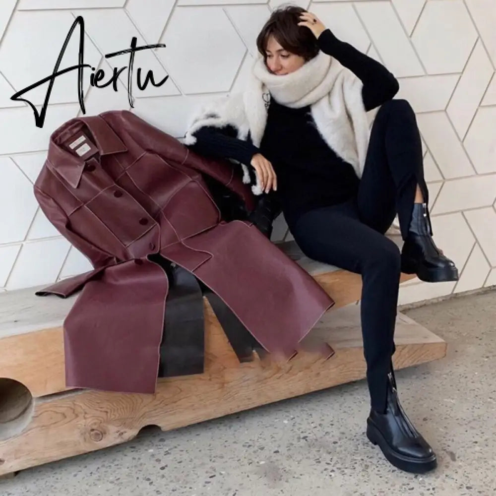 Aiertu Luxury Brand Designer Front Zipper Ankle Boots For Women  New Chunky Boots Platform Woman Punk Boots Fashion Ladies Shoes Aiertu