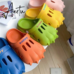 Aiertu New Beach Children Slippers Summer Outdoor Shoes for Boys Designer Child Clogs Soft Baby Slippers for Home Girls Crock Tong Aiertu