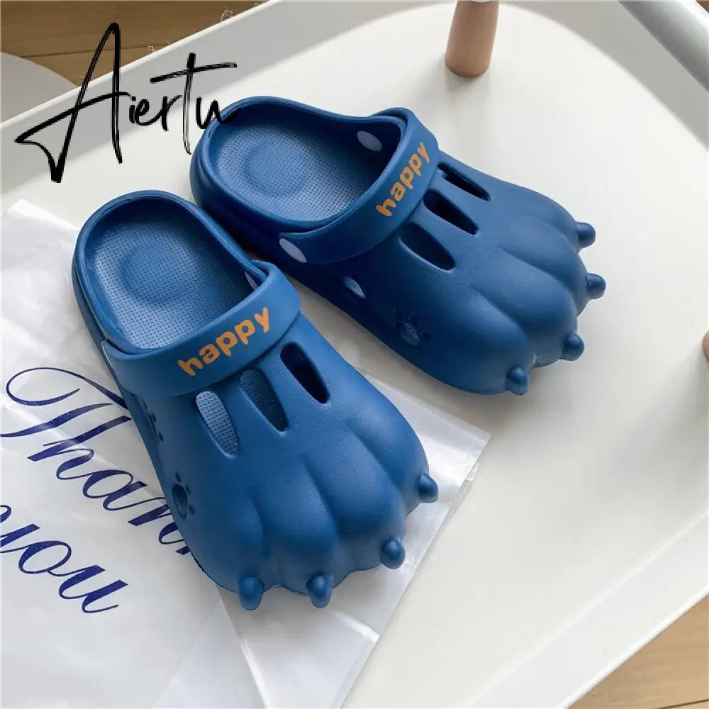 Aiertu New Beach Children Slippers Summer Outdoor Shoes for Boys Designer Child Clogs Soft Baby Slippers for Home Girls Crock Tong Aiertu