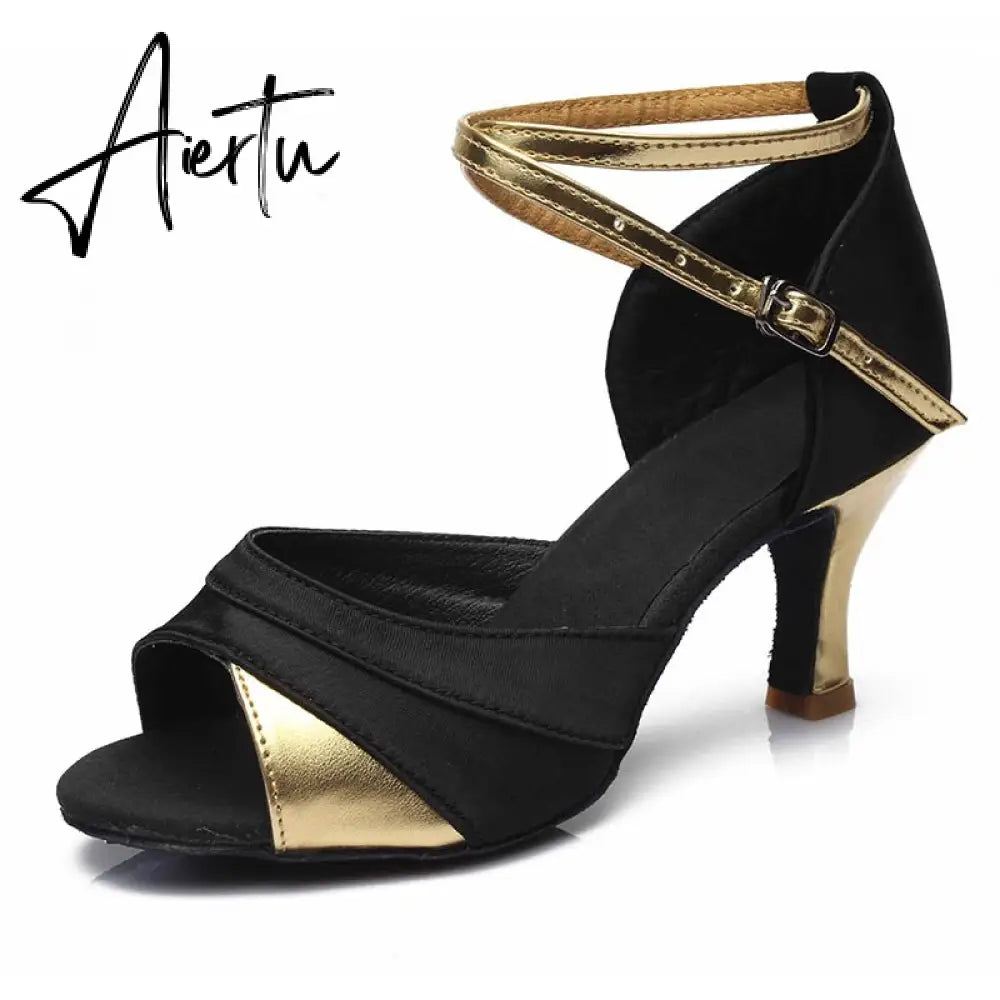 Aiertu new brand girls women's  ballroom tango salsa latin dance shoes  5cm and 7cm heel free shipping Aiertu