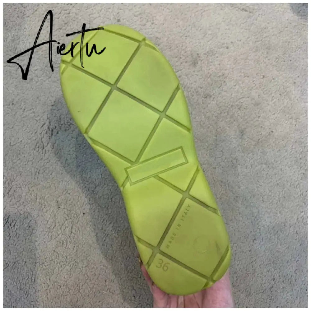 Aiertu New Brand Women Rain Boots New Rubber Ladies Walking Waterproof Ankle Rainboots Casual Thick Bottom Short Boot S Aiertu