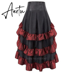 Aiertu  New Halloween Costumes for Women Adult Medieval Dress Vintage Renaissance Ruffle Skirt Carnival Performance Middle Ages Dresses Aiertu