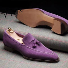 Aiertu New Men Shoes Low Heel Fringe Shoes Dress Shoes Brogue Shoes Spring Ankle Boots Vintage Classic Male Casual Yk294 Aiertu