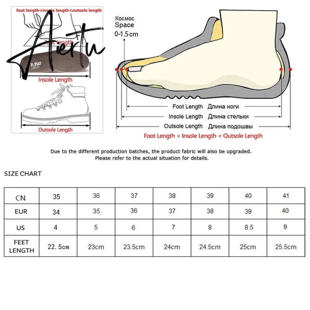 Aiertu platform shoes Flat Shoes women Slip On Casual Platform Shoes women winter women's casual shoes leather shoes slip on sneakers Aiertu