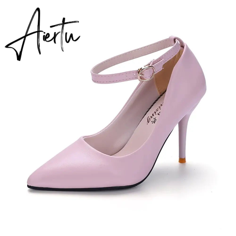 Aiertu Sexy Women Dress Pumps Wedding Fetish Shoe 16CM High Heels Peep toe Platform Patent Leather Nighclub Shoes Women Black Pumps Aiertu