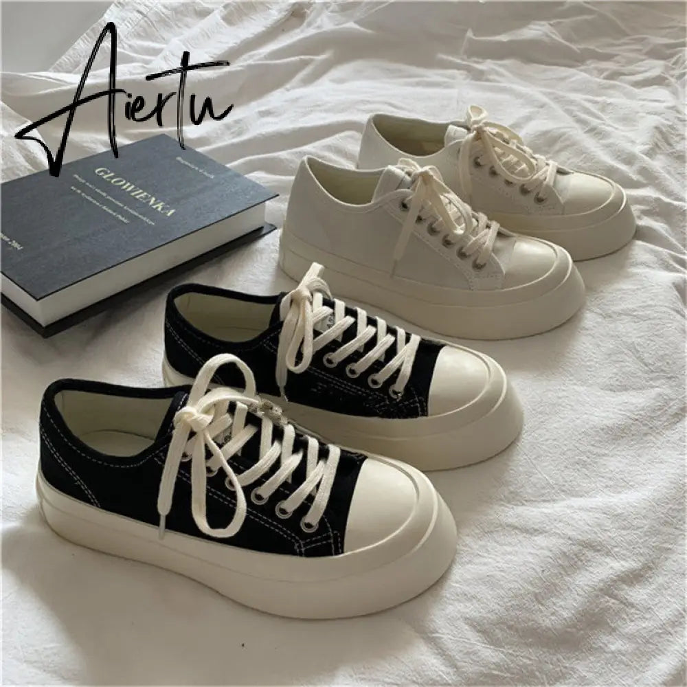 Aiertu Sneakers Women's Sports Shoes Lolita Platform Vintage Casual Footwear Round Head Tennis Japanese Boots Female Aiertu