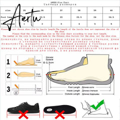 Aiertu Sneakers Women's Sports Shoes Platform Reflective Running Footwear  Spring Summer Breathable Casual Tennis Basketball Flats Aiertu