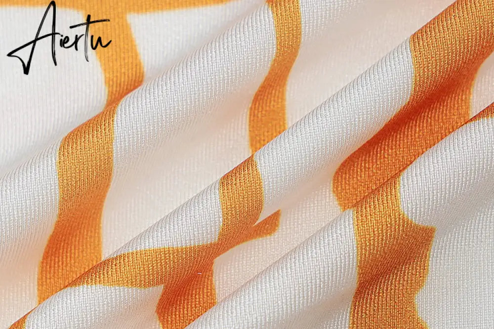 Aiertu  Striped Patchwork Print High Waist Loose Flare Pants  Summer Fall Women Fashion Streetwear Outfits Trousers Y2K Aiertu