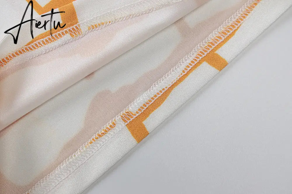 Aiertu  Striped Patchwork Print High Waist Loose Flare Pants  Summer Fall Women Fashion Streetwear Outfits Trousers Y2K Aiertu