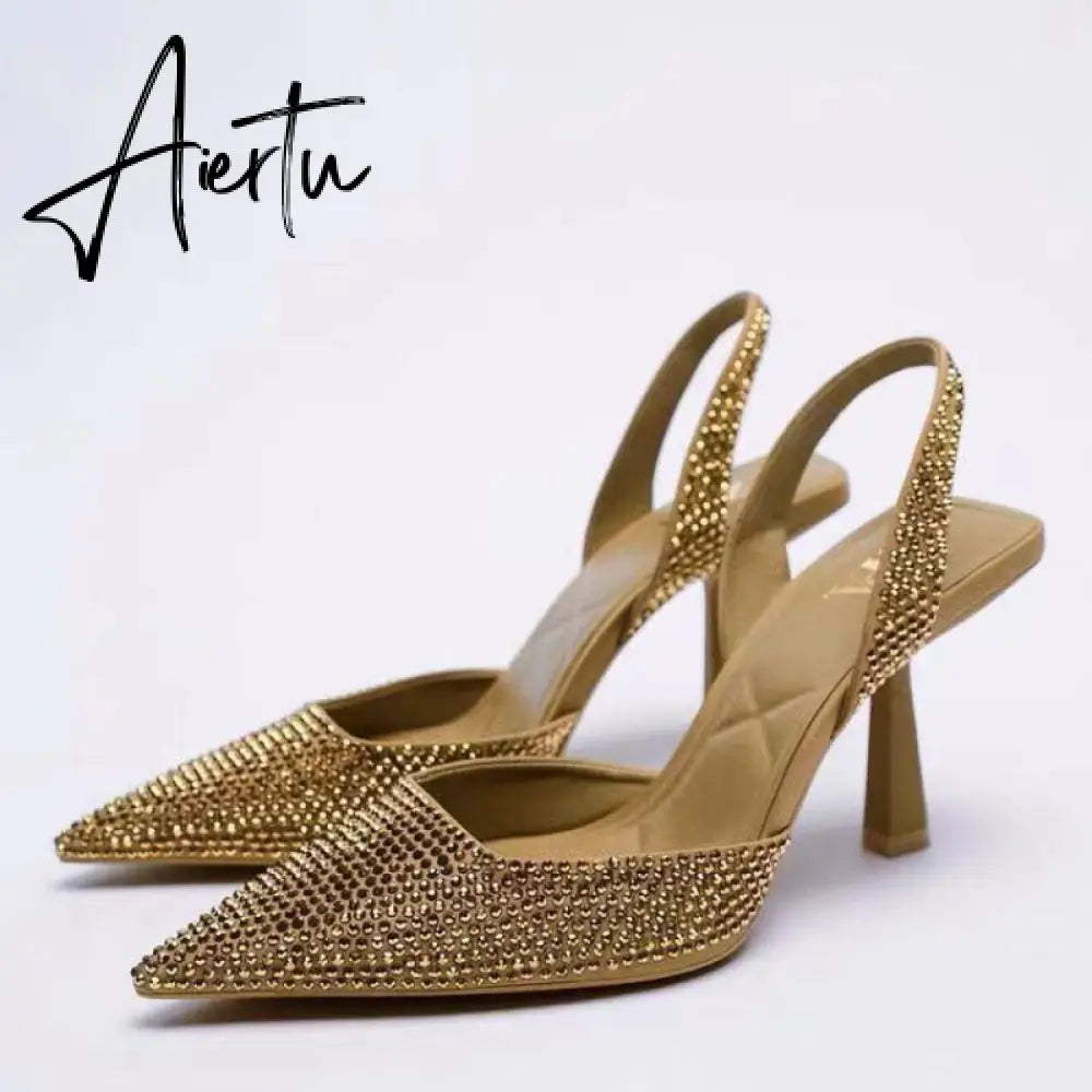 Aiertu  Women High Heel Fashion New Sandals Party Stiletto Women's Shoes Casual Sexy Sandals Ladies Shoes Footwear Zapatillas Aiertu