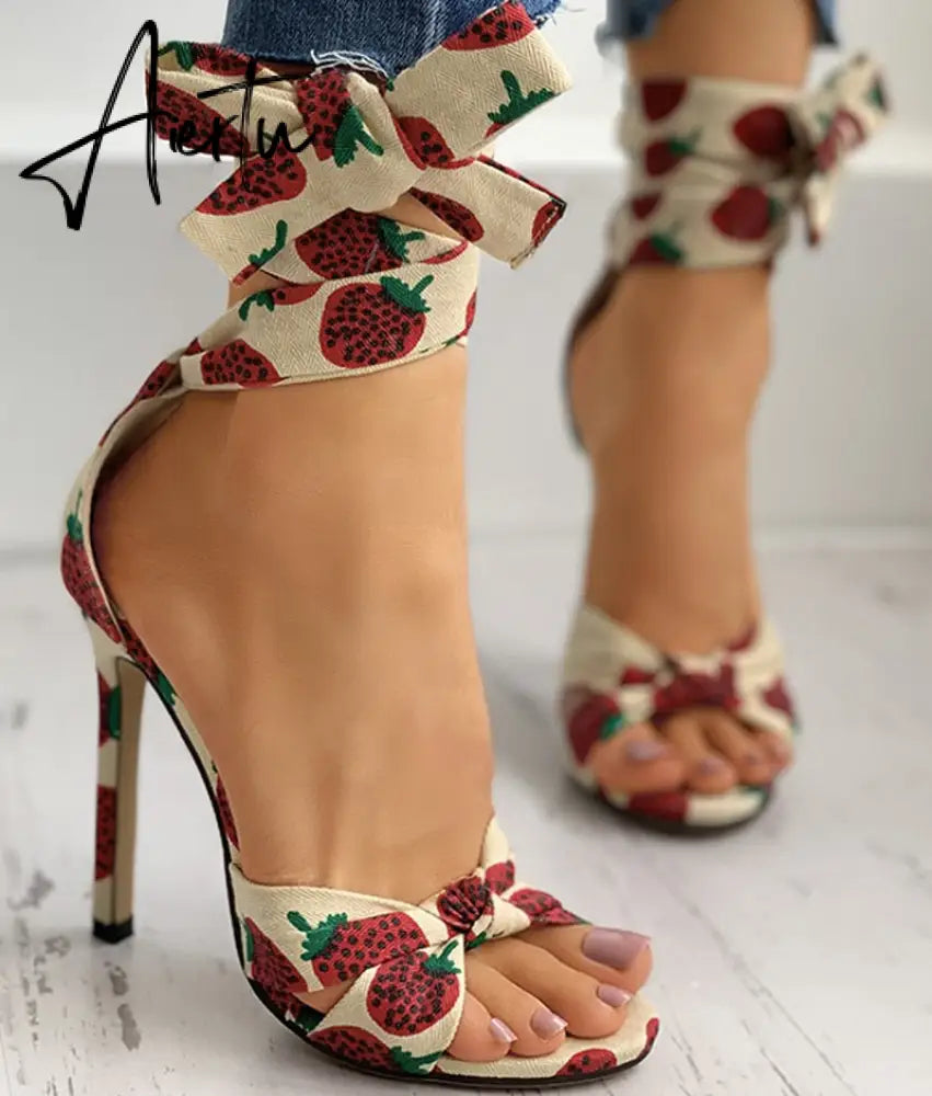 Aiertu women High Heels Pumps Sandals New shoes woman Fashion Summer Sexy Ladies Increased women shoes Peep Toe shoes Pumps Aiertu