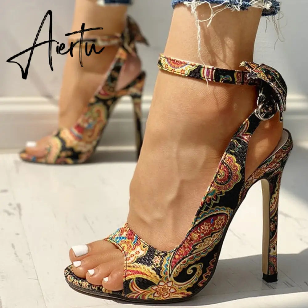 Aiertu Women pumps lace up wedding Shoes Sandals Summer Low Heel Shoes PU  Gladiator Luxury Shoes Women Designers Zapatos De Mujer Aiertu