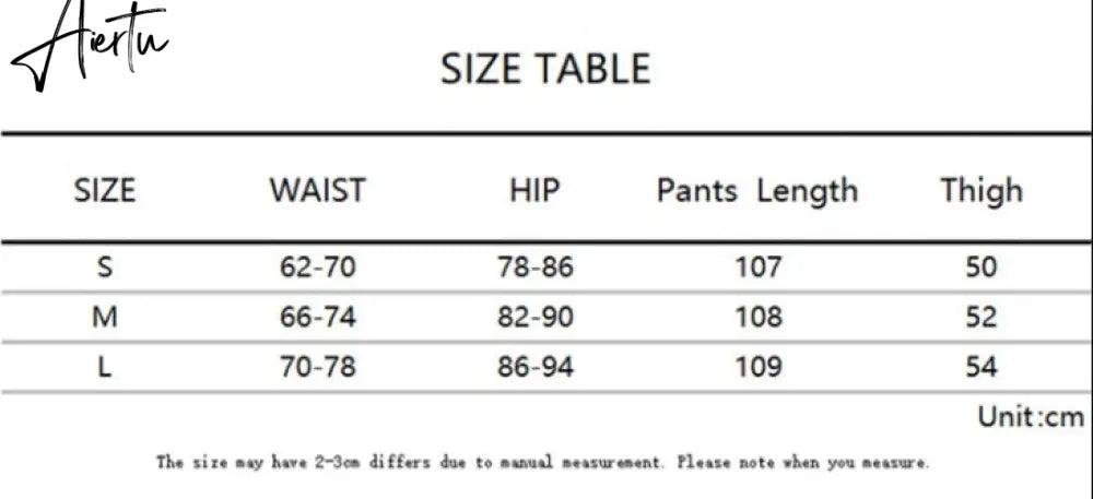 Aiertu Women Sexy Close-fitting Flared Pants, Solid Color High Waist Trousers Aiertu