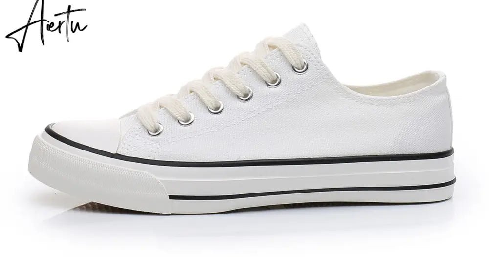 Aiertu Women Shoes New Retro Lowtop Sneakers Shoes for Women Canvas Round Toe Cross-tied Causal Flats Shoes Aiertu