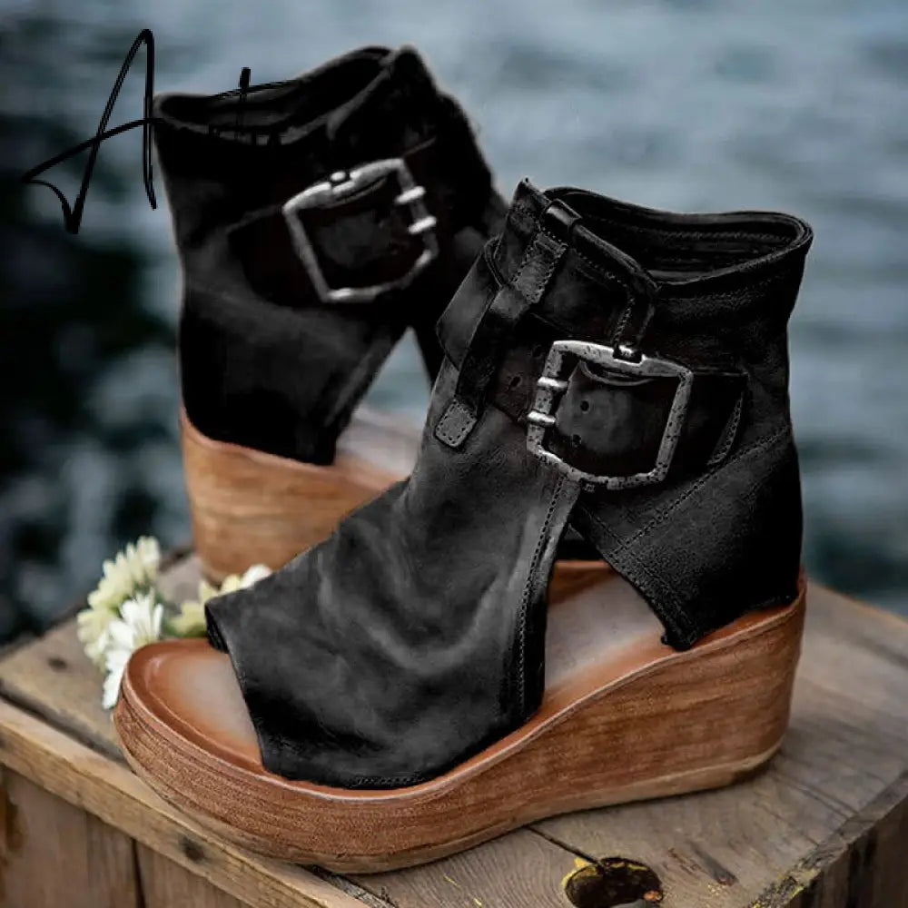 Aiertu Women Wedges Sandals High Heels Summer Platform Shoes Aiertu