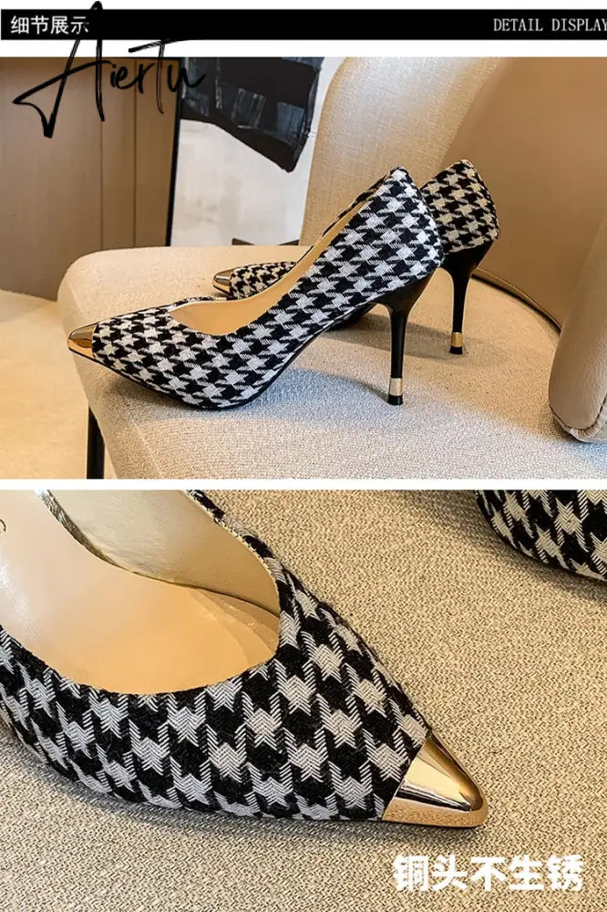 Aiertu Womens Shoes High Heels Casual OL Sexy Korean Fashion Pumps Elegant Shoes Party  Tacones Mujer  Womens Heels Aiertu