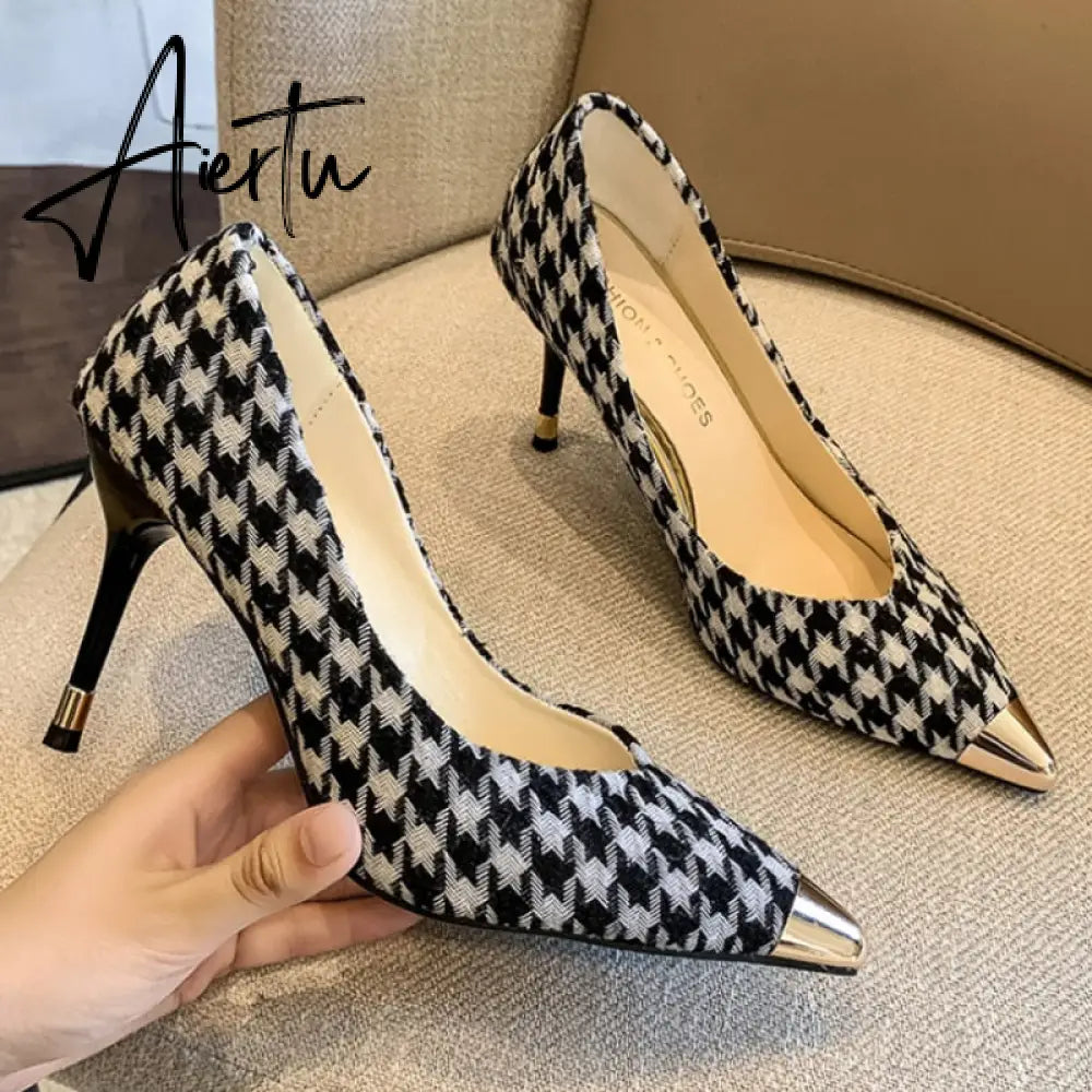 Aiertu Womens Shoes High Heels Casual OL Sexy Korean Fashion Pumps Elegant Shoes Party  Tacones Mujer  Womens Heels Aiertu