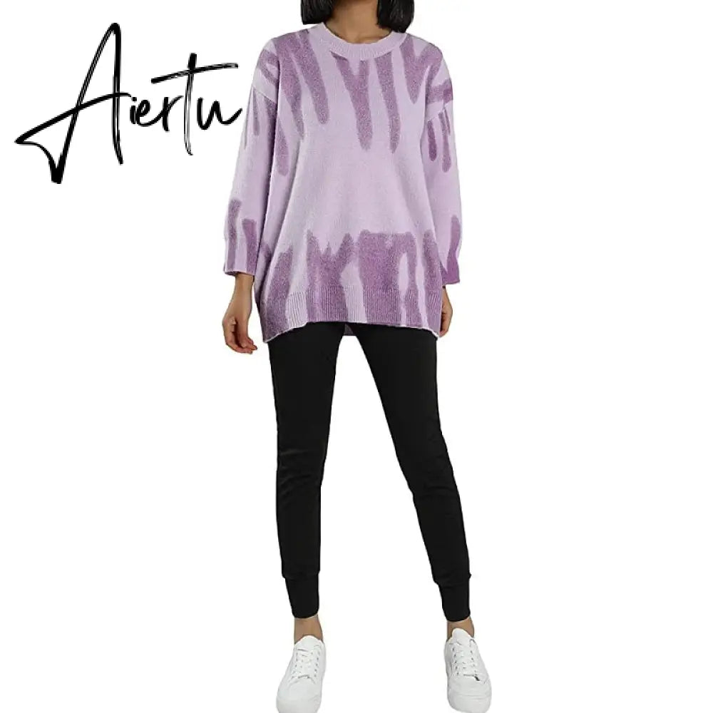 Autumn Winter Women Cardigans Warm Knitted Sweater Jacket Pocket Embroidery Fashion Knit Cardigan Coat Lady Loose Sweaters tops Aiertu