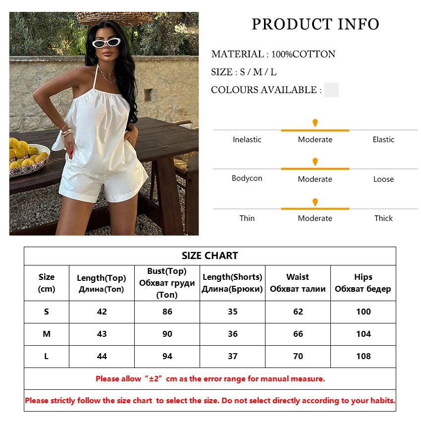 Aiertu  -   Cotton Femme Sleepwear Set Backless Pajama Sexy Spaghetti Strap Nightgown Lace Up Nightie Shorts Women Nightwear Suit Aiertu