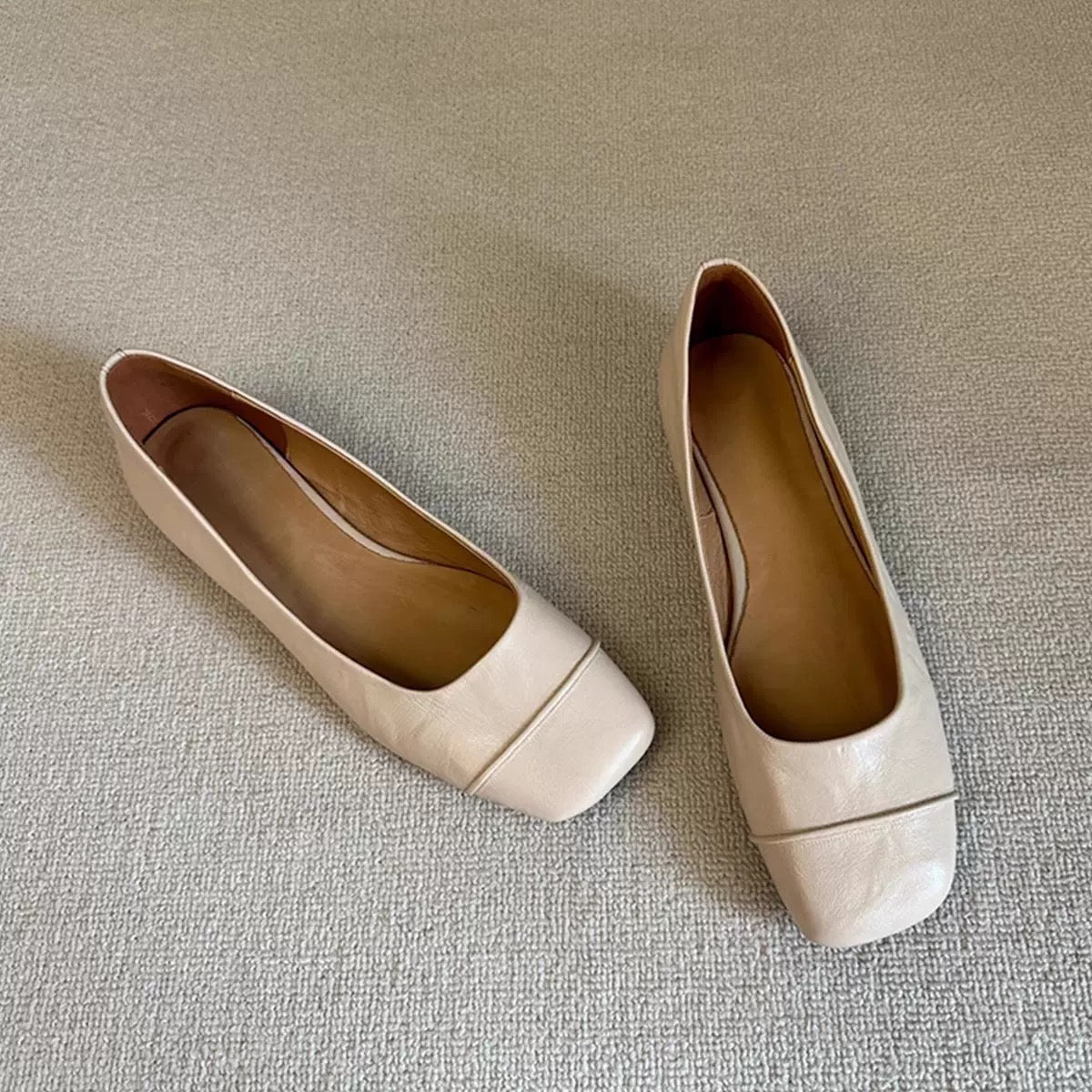 Aiertu  Women Casual Soft Flat Shoes 2025 Spring And Autumn Breathable Comfotable Shoes Fashion Solid Color Loafers Slip-on Women Shoes Aiertu