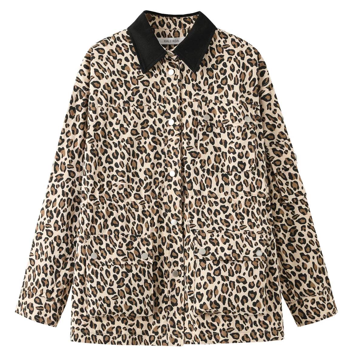 Aiertu  -  2026 Fall / Autumn New Women Fashion Basic Leopard Jacket Short Coat Aiertu