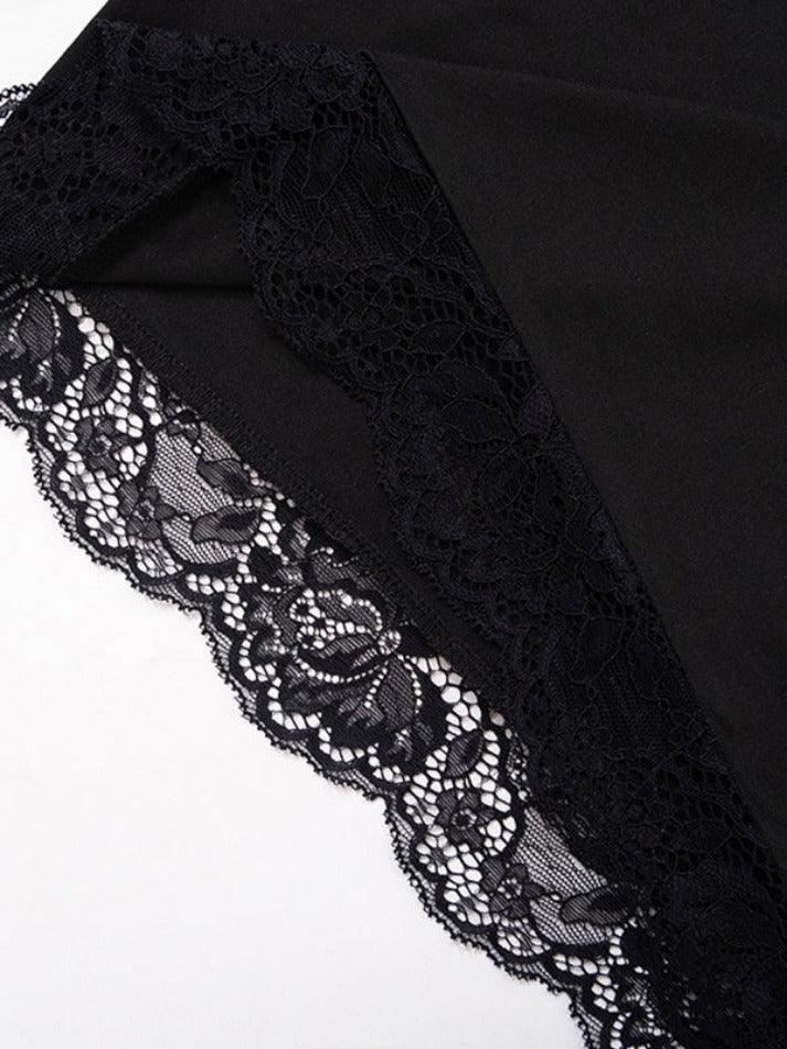 Aiertu  -  Lace Bandeau Slim Mini Dress Aiertu