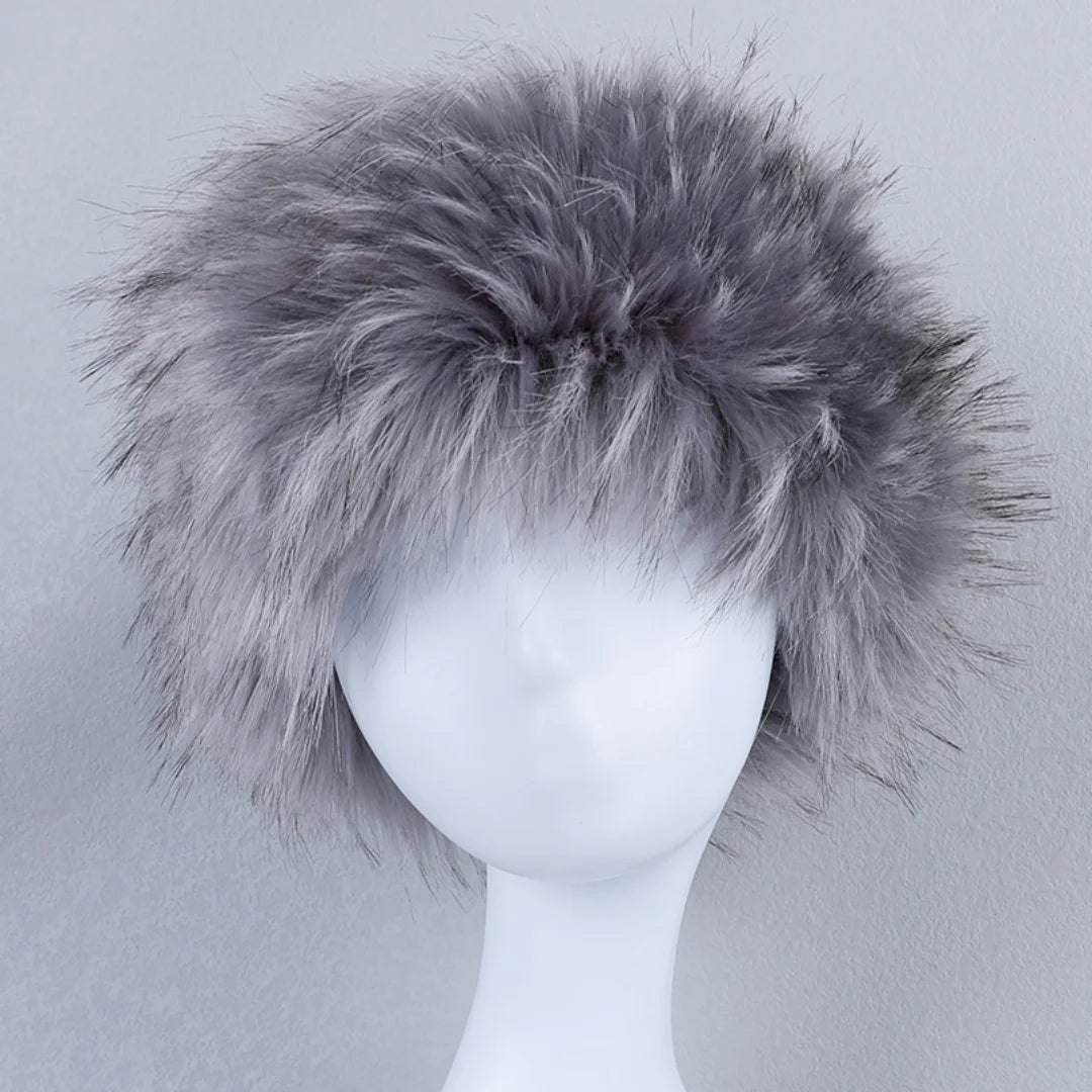 Aiertu  -  Fluffy Faux Fur Beanie Hats For Women Girl Winter Outdoor Thick Plush Keep Warm Russian Ski Hat Luxury Fashion Party Panama Caps Aiertu