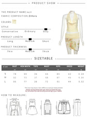 Aiertu  -  Temperament 2-Piece Set Women Halter Backless Swing Collar Tops+Wear Both Front And Back Patchwork Skirts Matching Suits Aiertu