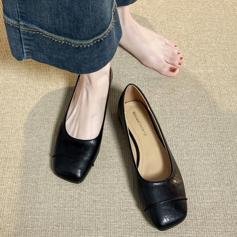 Aiertu  Women Casual Soft Flat Shoes 2025 Spring And Autumn Breathable Comfotable Shoes Fashion Solid Color Loafers Slip-on Women Shoes Aiertu