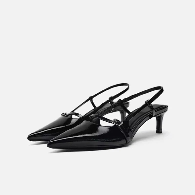Aiertu  -    Summer Pointed Toe High Heels Women Sandals Design Style Thin Heels Banquet Party Sandalias Shoes Aiertu