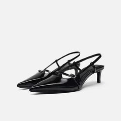 Aiertu  -    Summer Pointed Toe High Heels Women Sandals Design Style Thin Heels Banquet Party Sandalias Shoes Aiertu