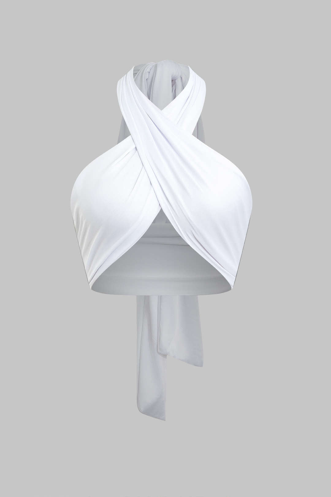 Aiertu  Tie-Back Cross Halter Tank Top Aiertu