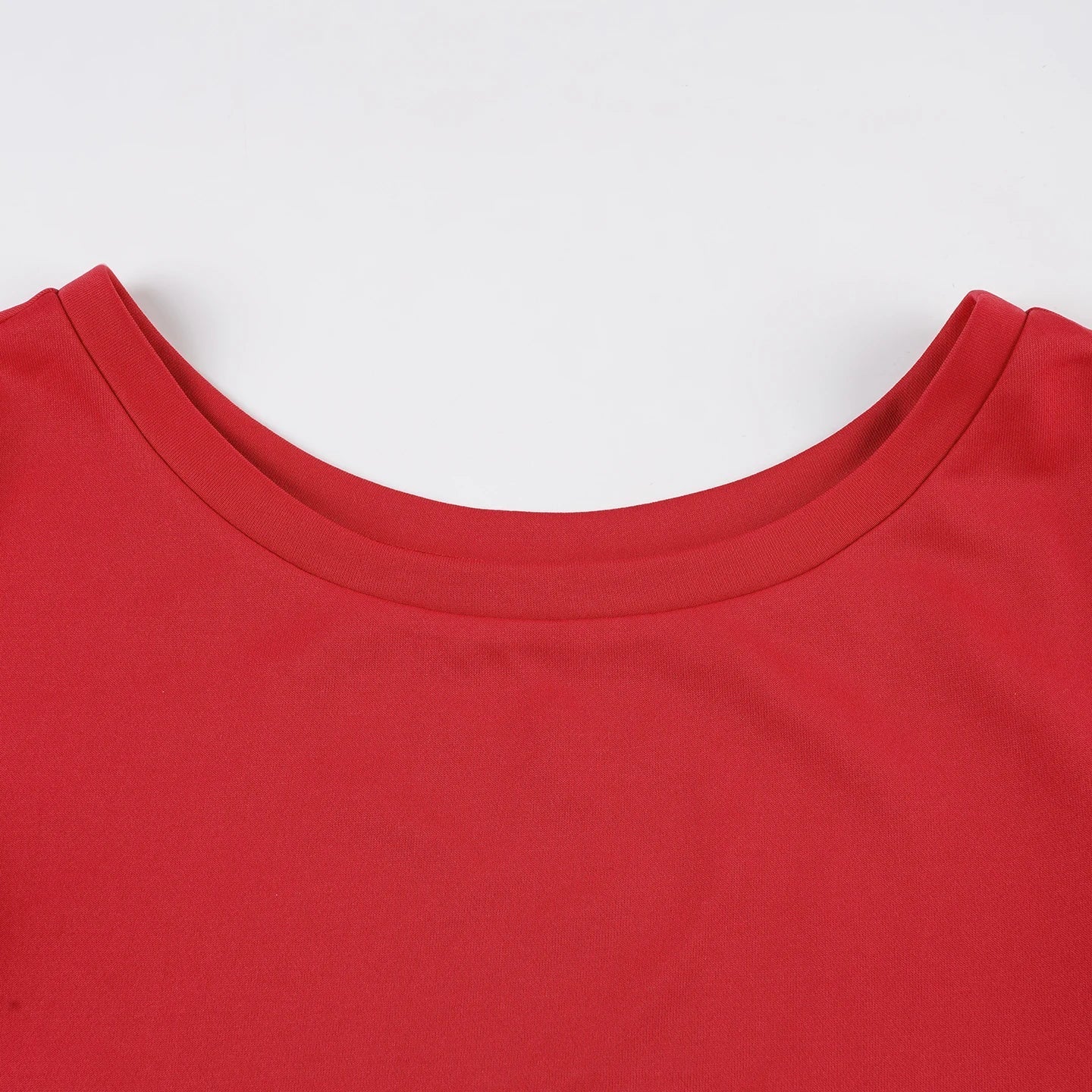 Aiertu  -  Summer Basic Loose Cropped Top Women Solid Short Sleeve Asymmetric Tee Shirts Streetwear y2k Basic T-shirts Vintage 90s Aiertu
