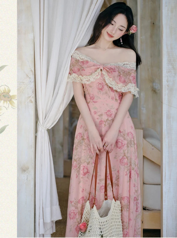 Aiertu  Honey Rose Shabby Chic Princesscore Dress Aiertu