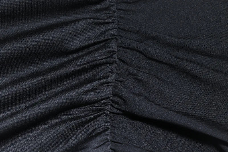 Aiertu Sexy Deep V Neck Tassel Slim Bodycon Dress Women Sleeveless Girdling Waist Skinny Mini Dress Elegant Club Party Vestidos Aiertu