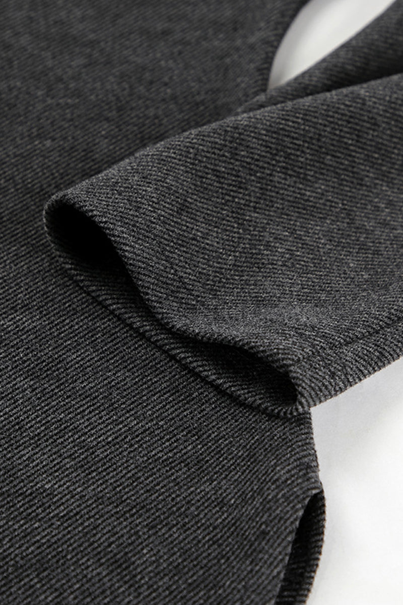 Aiertu  -Casual Street Irregular Potholes Oblique Collar Tops aiertu