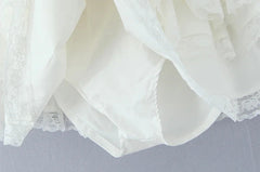 Aiertu  -  Women Skirt New Arrivals Sweet Lace Patchwork Skirt Sexy Super Short Skirts Elastic Waist Ballet Skirts Aiertu