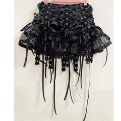Aiertu Gothic Clothes Y2k Clothes Y2k Fashion  Punk Short Skirts Gothic Short Skirts Harajuku Short Skirts Unique Y2k Short Skirts Aiertu