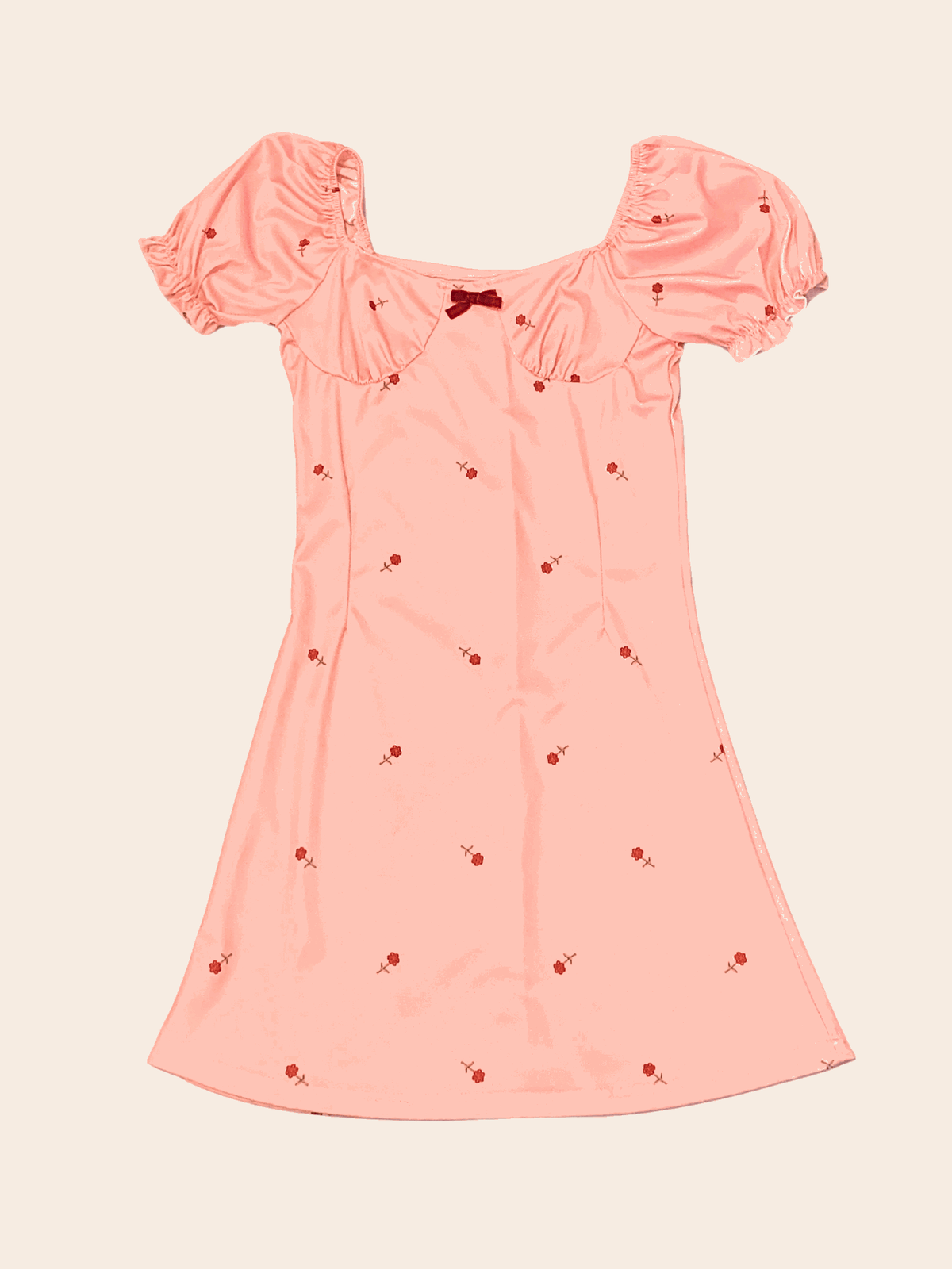 Aiertu  Pink Floral Bloom Dress Aiertu