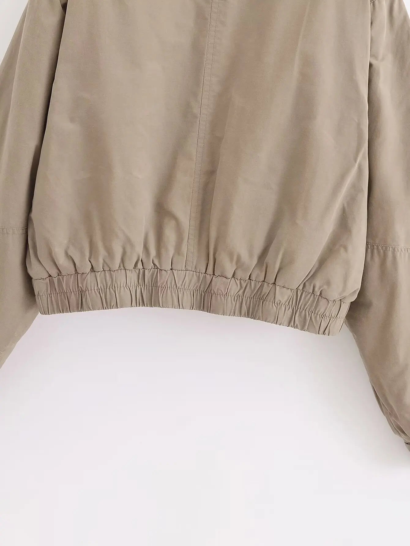Aiertu  -  European and American style fashion contrast color collar cotton coat women's winter new style warm cotton coat jacket tops Aiertu