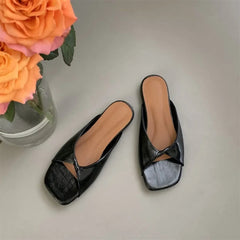 Aiertu  -  Flats Slippers Women Open Toe Sandals Summer Flip Flops Casual Shoes 2025 Trend Dress Party Shoes Woman Slides Designer Aiertu