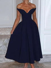 Aiertu  -  Sexy Deep V Neck Ruffle Maxi Dresses Femme Off Shoulder High Waist Dress Femme Party Elegant Backless Evening Dress 2025 Aiertu