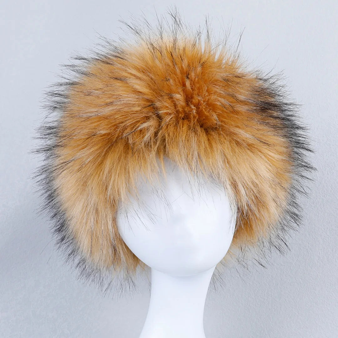 Aiertu  -  Fluffy Faux Fur Beanie Hats For Women Girl Winter Outdoor Thick Plush Keep Warm Russian Ski Hat Luxury Fashion Party Panama Caps Aiertu