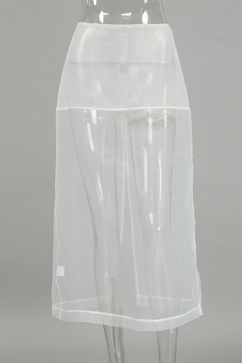 Aiertu  -Sexy See-Through Zipper High Waist Type A Bottoms aiertu