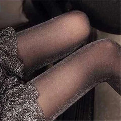Aiertu New Shiny Pantyhose Glitter Stockings Womens Glossy Tights Aiertu