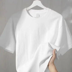 Aiertu  -  Summer Pure Cotton Women Top Short Sleeved Spring and Autumn Inner Matching Loose Bottomed Shirt Korean Shoulder White T-shirt Aiertu