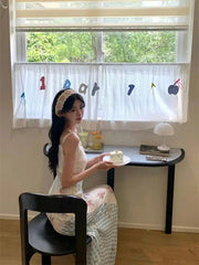 Aiertu  -  Summer Women Long Dress Sleeveless Patchwork Floral Gingham Spaghetti Strap Elegant Slim Maxi Dress Casual Vacation Beachwear Aiertu