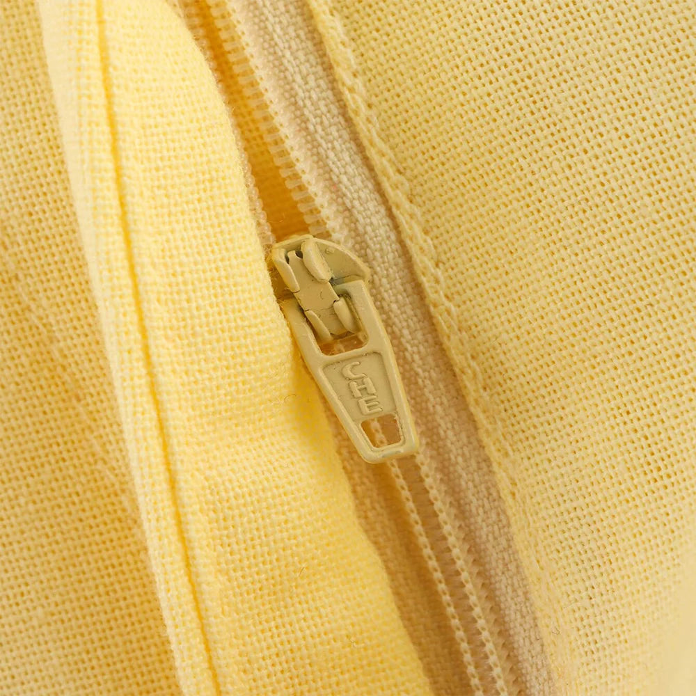 Aiertu  -  Age Reduction Light Yellow Round Neck Sleeveless Short Vest Pleated Design Short Pants Women Suit Set ZATT 2025 Summer New Aiertu